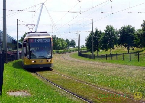  «Зеленые» трамвайные пути в  городах Европы 