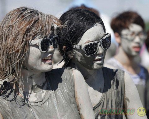 Фестиваль грязи в Южной Корее 