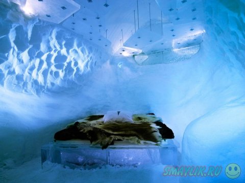Швеция:  Отель из снега и льда