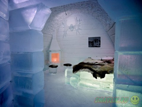 Швеция:  Отель из снега и льда