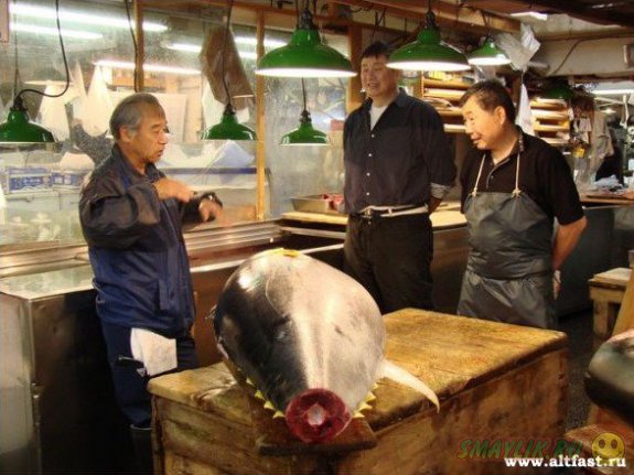 В Токио  тунец-рекордсмен ушел с молотка почти за 2 млн долларов