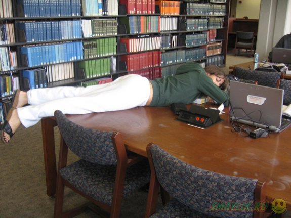 В США введут запрет на сон в помещении  библиотеки