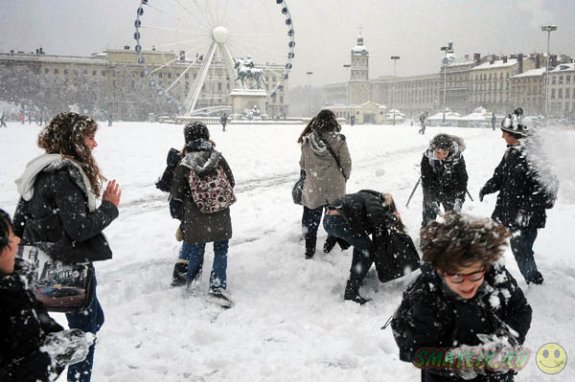 В бельгийской Фландрии ввели запрет на бросание снежков 