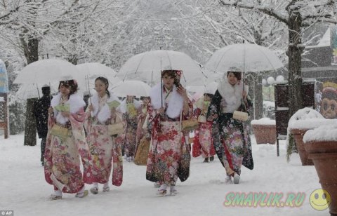 В Японии отметили День Совершеннолетия 