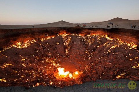 Уникальный газовый кратер Дарваза