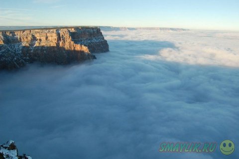 Туман в Гранд-Каньоне 