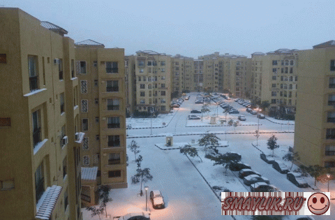 В Египте впервые за 122 года выпал снег  