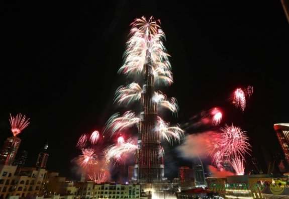  Грандиозный фейерверк в Дубаи вошел в Книгу рекордов Гиннесса 