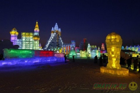 Официальное открытие фестиваля льда и снега в Харбине 