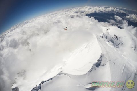 Прыжок над самой высокой вершиной Австрийских Альп