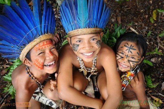 Удивительная жизнь коренных членов амазонского племени 