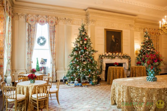 Белый дом в период рождественских праздников